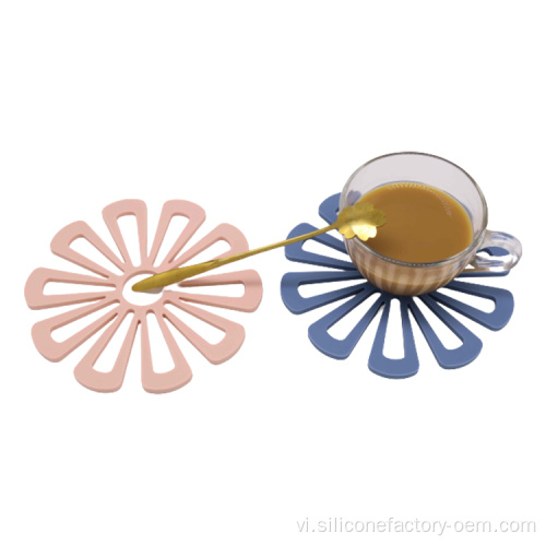 Silicone Bowl Mat Mat Heat Chống tàu lượn không chống trượt